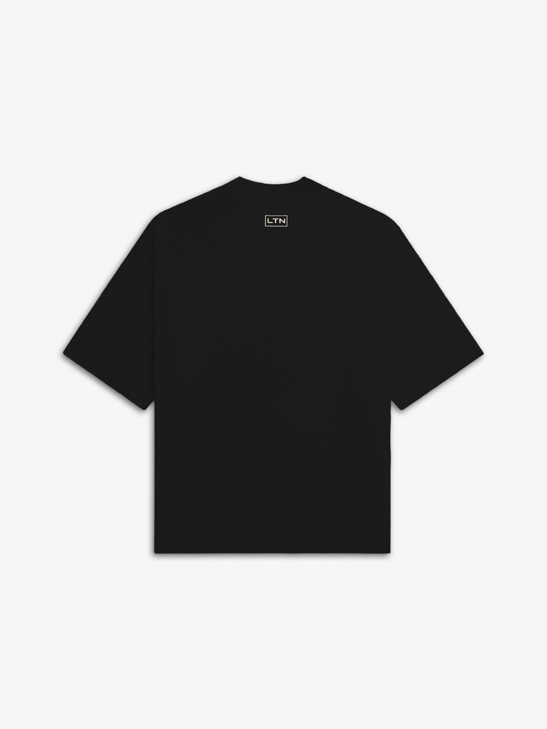LTN Script Tee (Black/Cream)