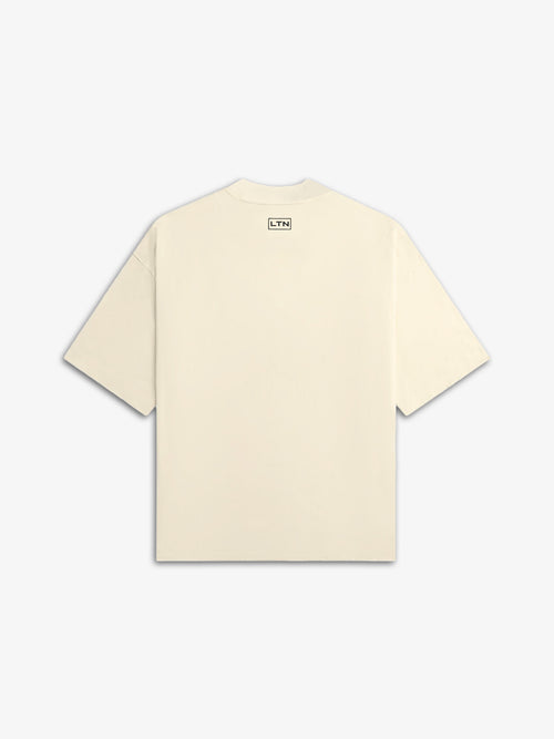LTN Script Tee (Cream/Black)