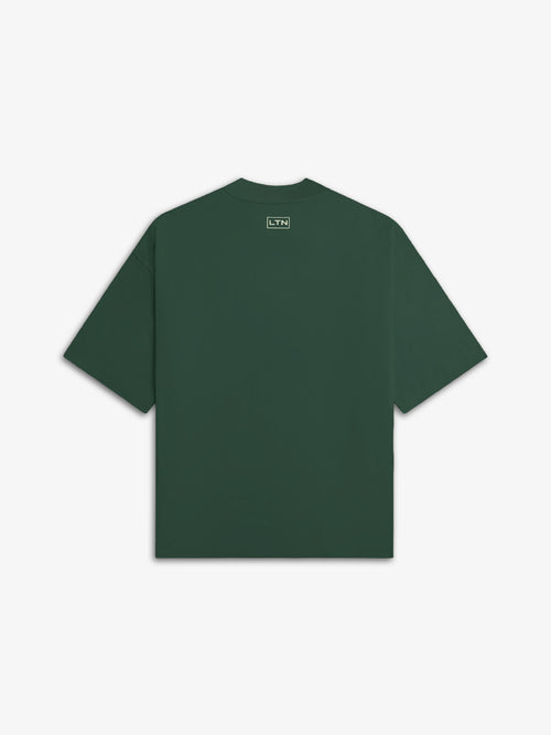 LTN Script Tee (Green/Cream)