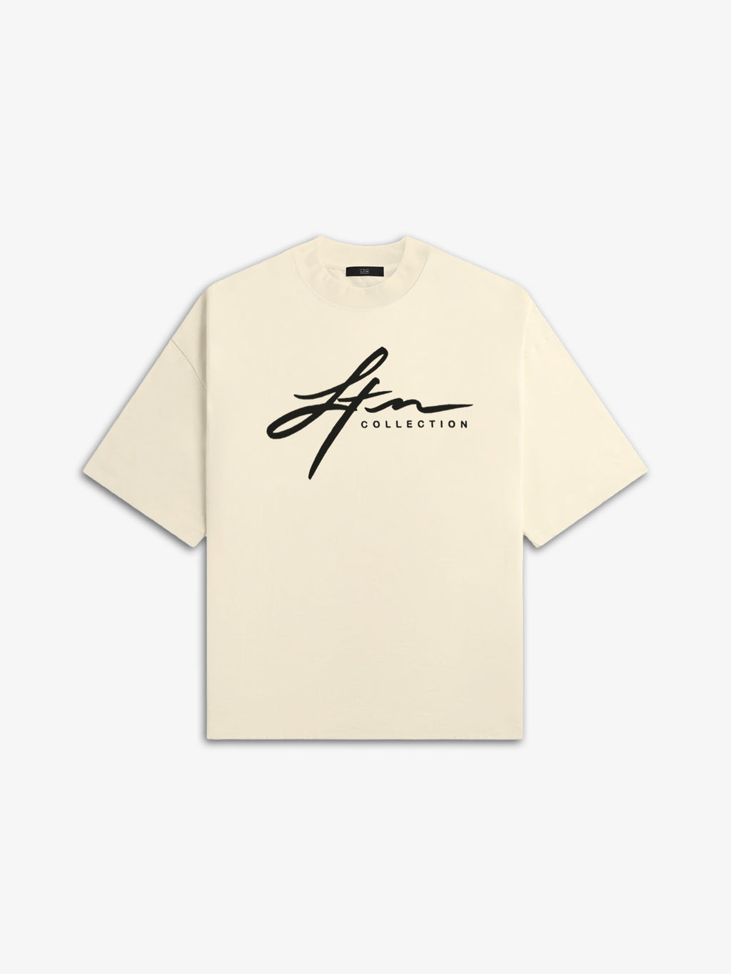 LTN Script Tee (Cream/Black)