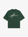 LTN Script Tee (Green/Cream)